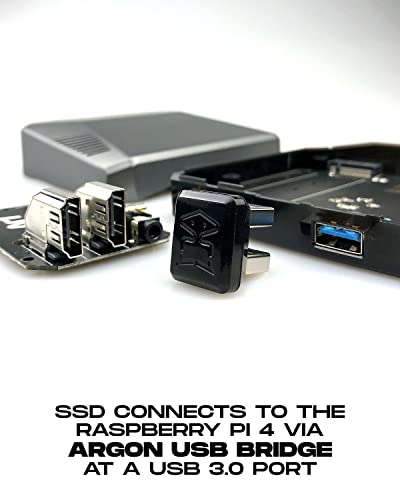 Image of Argon ONE M.2 Raspberry Pi SSD Board (M.2 Expansion Board ONLY) | Supports B-Keys and B+M Keys | Only Compatible with Argon ONE V2 Raspberry Pi 4 Cases