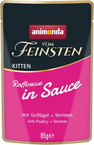 animonda vom Feinsten Kitten Katzenfutter nass in Sauce Mixpack (8 x 85g)