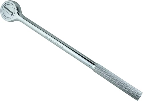 K Tool International 24090 Llave de trinquete de 34 pulgadas para garajes, talleres de reparación y bricolaje, liberación de botón, acabado cromado