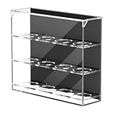 DeeRace 【最大12個のゴルフボールを保持！】ゴルフボールディスプレイケース ディスプレイラックキャビネット ゴルフオーガナイザー コレクションケース アクリル 【壁掛け・卓上両用型】 ゴルフ愛好家へのギフト