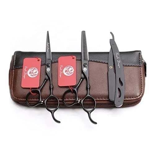 Reviews de Tijeras estetica - los más vendidos. 49 Purple Dragon Kit Tijeras Profesionales Estilista Barbero Peluquero 6 Pulgadas Acero Inoxidable 440C