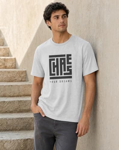 Image of Nobero 100% Cotton T Shirts for Men Stylish | Regular Fit | Graphic Printed T Shirts for Men 180 GSM Combed Cotton | Round Neck Half Sleeve