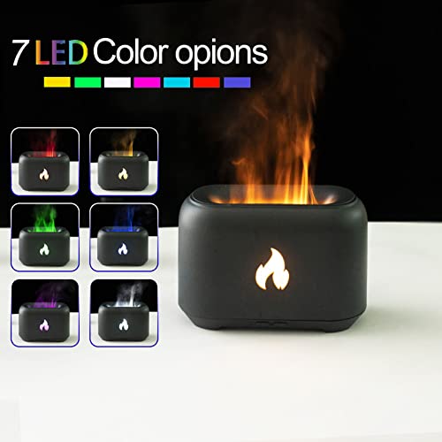 Humidificateur diffuseur de flamme maison chambre bébé mini USB LED - 5