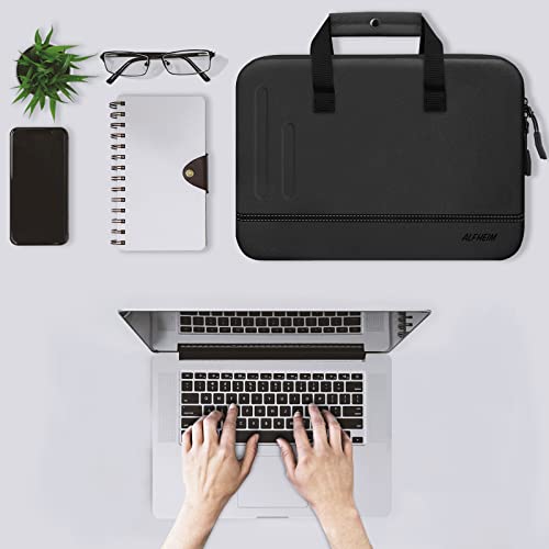 Alfheim 13-14/14,2 inch hardshell laptop met handvat, waterdichte beschermhoes, laptop-tablet-hoes, compatibel met MacBook Pro A2443 (zwart) - Image 7