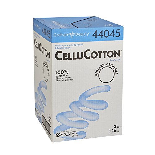 Graham Beauty Cellucotton, 44045, Hair Care Coil, Cotton, White, Shape image 2