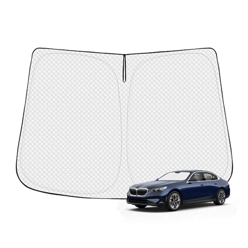 Canvcle Windshield Sun Shade for 2024-2025 2026 BMW 5 Series Accessories Thicken 6-Layer Front...