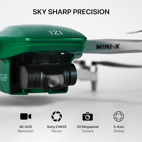 Image of IZI Mini X Nano Fly More Combo 4K Drone with camera UHD 20MP CMOS, 93-min Flight TimeRemote Controlled Drone Camera , 4KM Live Video, GPS, 3-Axis Gimbal, 10+ Flight Modes, 3 x Smart Battery, Fast Tri-Charger, 249g