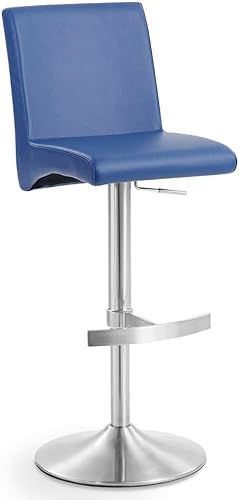 Miniatura 4 de Zuri Muebles Modern Coveteur Taburete giratorio de altura ajustable en negro