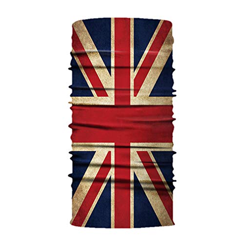 JK Home Bandana Multifonctions pour Homme Femme Tour de Cou Moto Cyclisme Motif #A