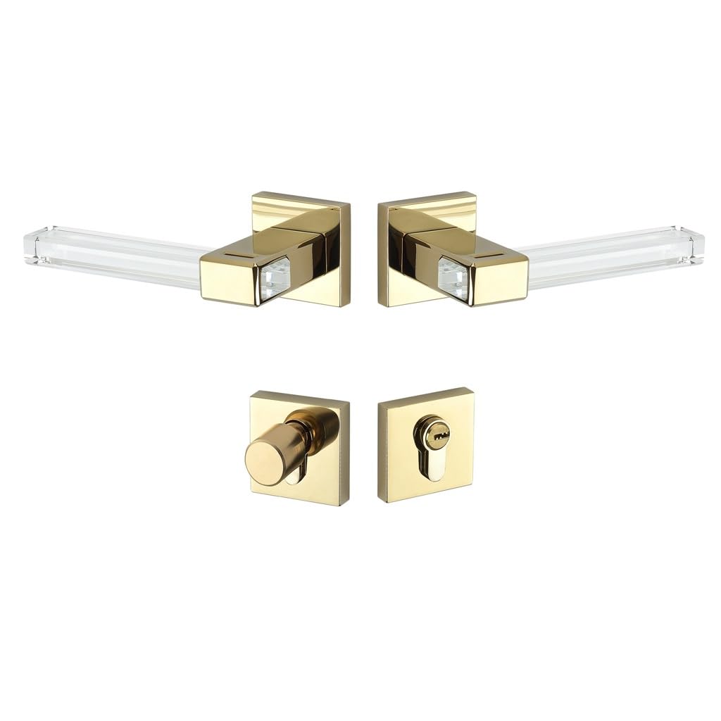 MOBYGKFY Interior Door Lock Key Unlocking for Home Security Bedroom Living