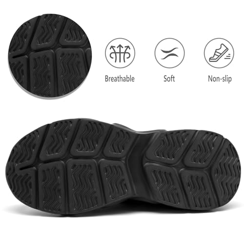 Image of Tvtaop Women's Trail Running Shoes Lightweight - Non-Slip Breathable Design for Tennis, Hiking & Gym Training | Cushioned Walking Comfort Sneakers Size 7