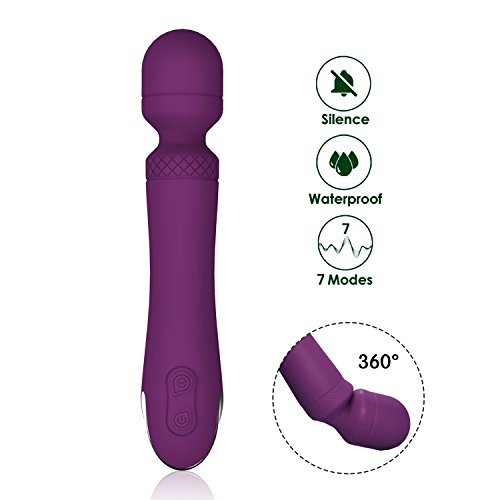 Powerful Cordless Wand Massager Handheld with Multi Speeds Personal Rechargeable Waterproof Massager Therapy