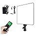 VL-200T Portable LED Video Light, Ultra-Thin Dimmable Studio Photography Lighting Panel with Hot Shoe Adapter/Remote Controller/AC Adapter for Video Shooting,Interview,Portrait,YouTube.