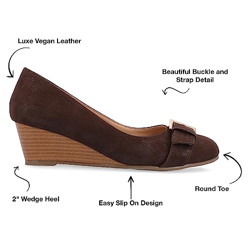 Journee Women's Comfort Graysn Wedge2