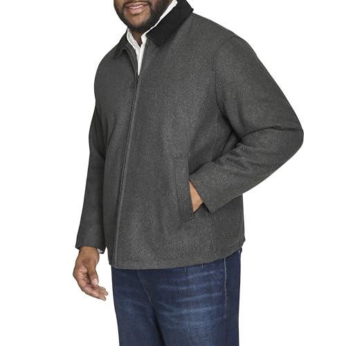 Image of Dockers Men's Wool Blend Quilted Bib Jacket Coat