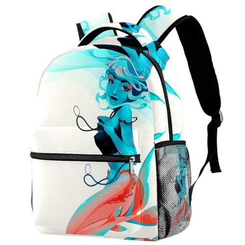 Sac à dos d'école multicolore de 29cm pour enfants et adolescents