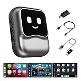 【公式】オットキャストOttocast OttoAibox NANO CarPlay AI Box アダプター 2025新型 Android 13モデル 車でYouTube/Netflix/TikTokなど動画視聴 8GBメモリ/128GBストレージ GPT AI音声機能 SIM/Micro SDカード ワイヤレスカープレイ/Android Auto 多機能aiボックス 画面分割【技適取得済み品】