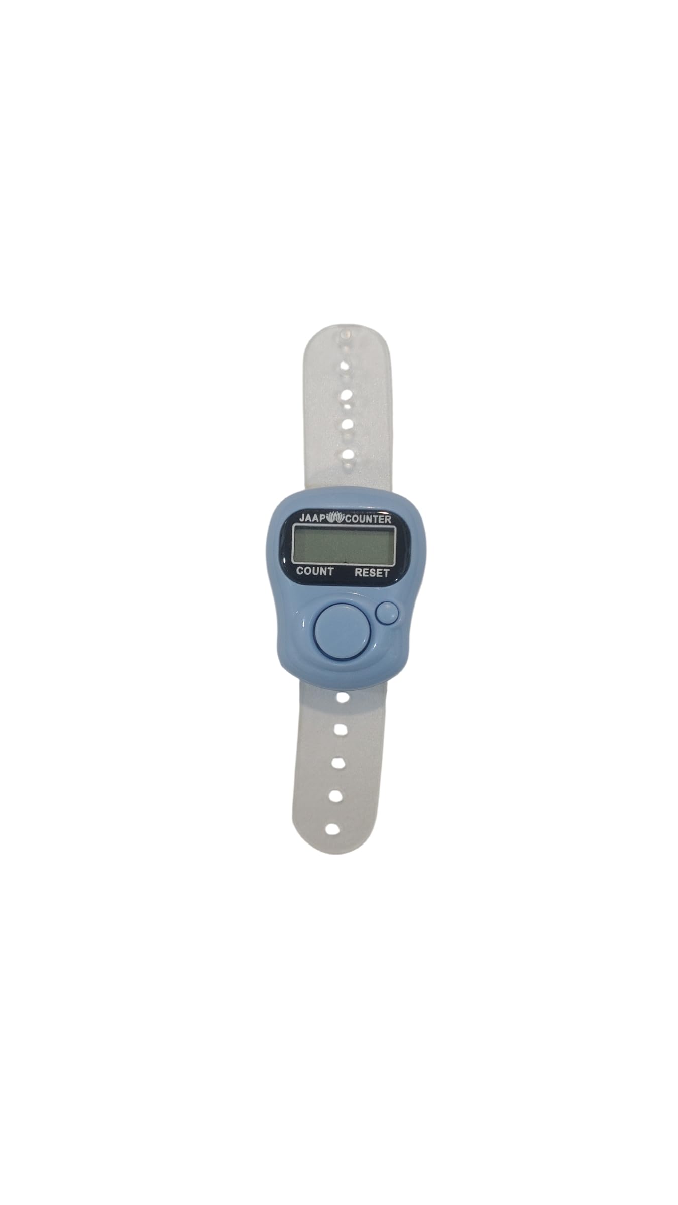 Naam Jap Counter Digital Tally Counter | Finger Ring Chanting Counter for Mantra, Meditation, Prayer & Pooja | Electronic Counting Device for Jap Mala & Umpire Use (Light Blue)-image-44