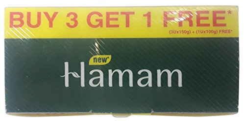Image of Hamam Soap - Neem Tulsi and Aloevera, 450 + 100g Promo Pack