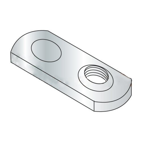 M6-1.0 Metric Single Projection Tab Weld Nuts/Steel/Plain (Carton: 1,000 pcs)