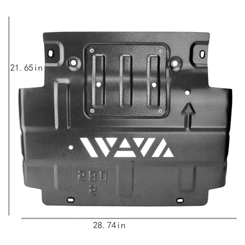 Image of Lower Front Splash Shield for Ford F-150 2018-2022, FL3Z-5D032-D Engine Guard Compatible With 2.7L 3.3L 3.5L (Not for XLT 2019 2020, Not for 3.5L 2019)