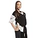 Boba Wrap Baby Carrier, Black - Original Stretchy Infant Sling, Perfect for Newborn Babies and Children up to 35 lbs