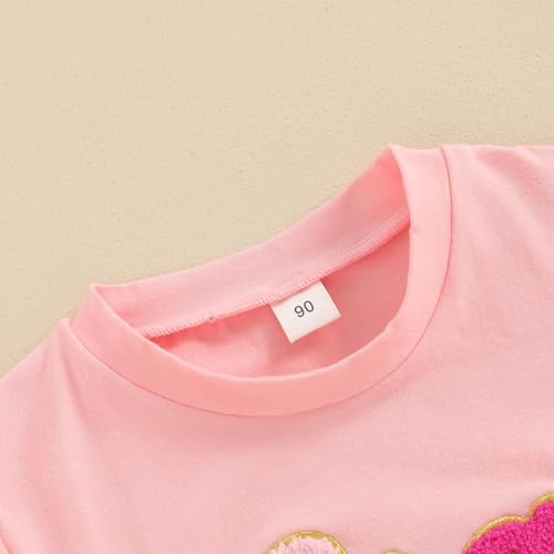 Twopumpkin Newborn Toddler Baby Girl Little Sister Outfit Bubble Romper Big Sister Shirt Matching Outfits Clothes3