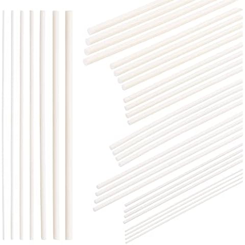 Swpeet 35Pcs Plastic Rods Cover