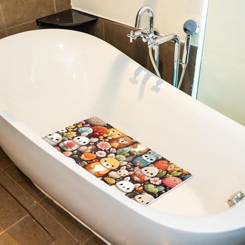 Tapis de bain antidérapant et extra long pour éliminer les risques de glissade