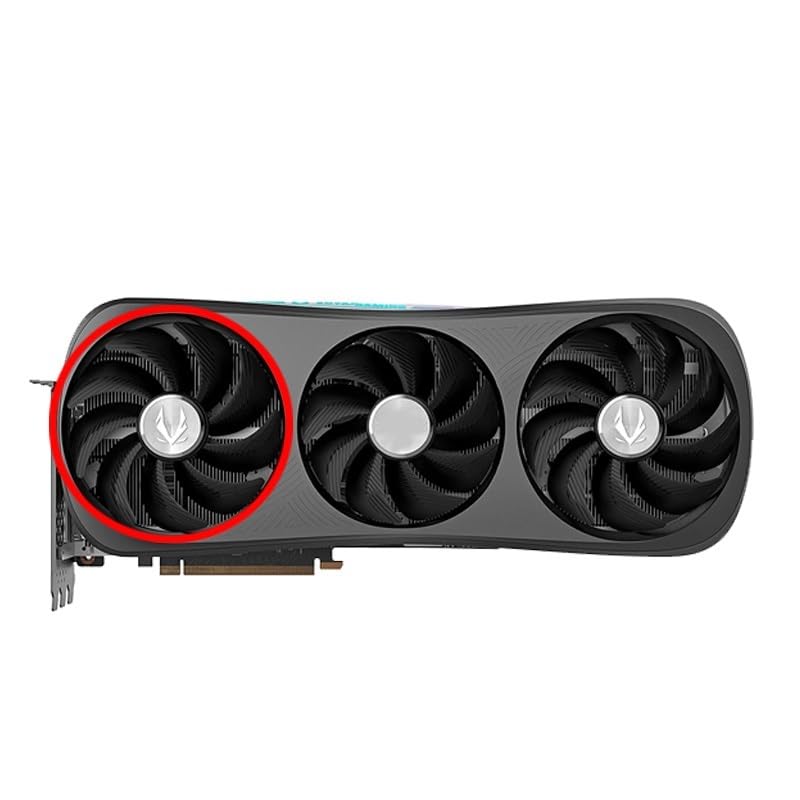 GAH3S2H GAA3S2H DC12V 0.5A 4-Pin Graphics Card Fan for ZOTAC for Gaming for GeForce for RTX 4090 4080 16GB for Trinity OC(A)