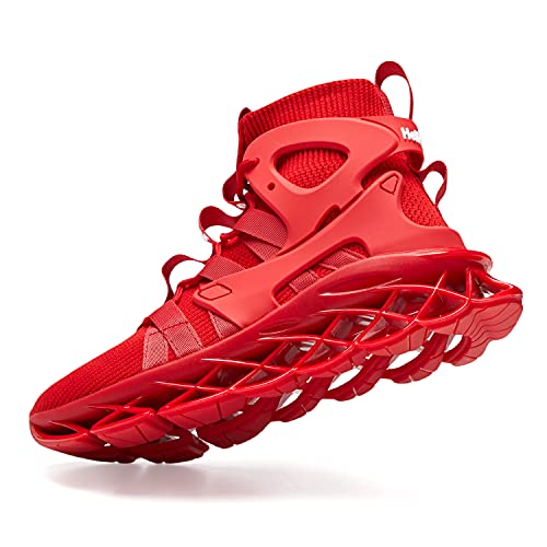 Hello Mrlin Running Shoes Womens Comfortable Fashion Non Slip Sneakers Walking Gym Tennis Sport Athletic Shoes Hip Hop Red #TOP2