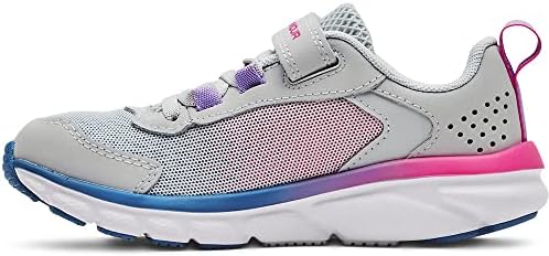 Under Armour Girls Pre School Assert 9 Alternate Closure Sneaker, (106) Halo Gray/White/Vivid Lilac, 1 Little Kid