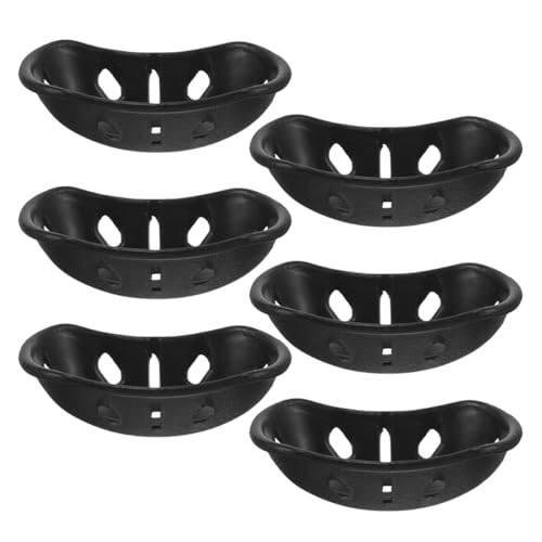 Parliky 6 Piezas de Protector de Barbilla para Casco de Motocicleta Almohadilla Transpirable para Forro de Casco Accesorio Reemplazable Compatible de Seguridad Uso en Moto