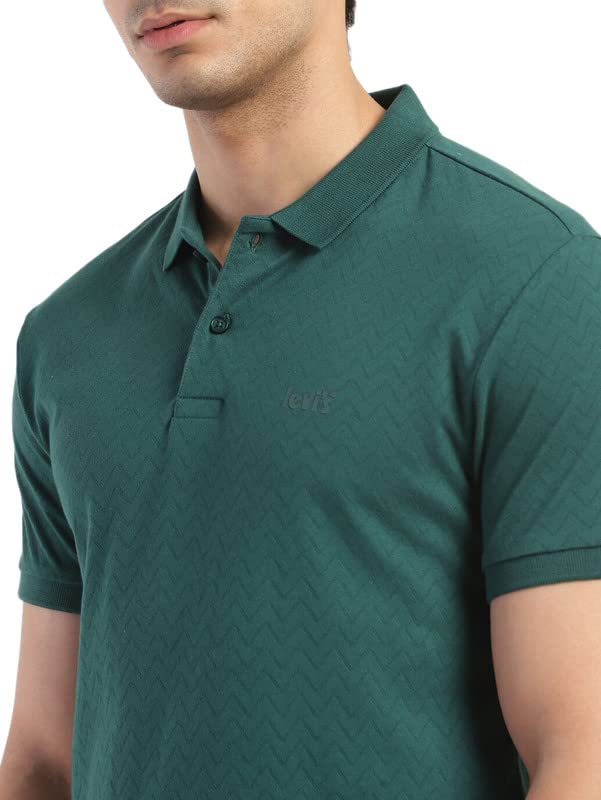 Image of Levi's Men's Regular Fit Self Design T-Shirt