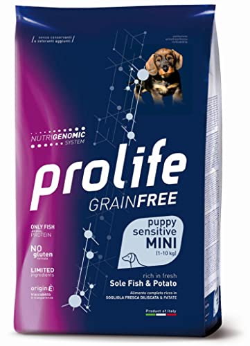 grain free ProLife Dog Puppy Sensitive Grain Free Mini SOGLIOLA & Patate 2 kg.