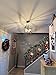 Lika 4-Light Farmhouse Chandeliers, Rustic Industrial Light Fixture with Spherical Shade, Black Pendant Lighting for Dining Room, Kitchen Island, Foyer (4-Light,Black)
