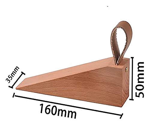 Topes de puerta de madera creativos y elevados de 50mm para seguridad 3