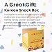 Korean Snack Box Variety Pack - 46 Count Snacks Individual Wrapped Gift Care Package Bundle Sampler Tiktok Asian Challenge Assortment Mix Candy Chips Cookies Ramen Gummy Treats for Kids Children