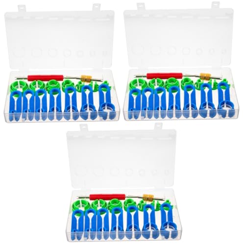 Outils de déconnexion rapide carburant kit de 3 ensembles avec boîte verte pour voitures