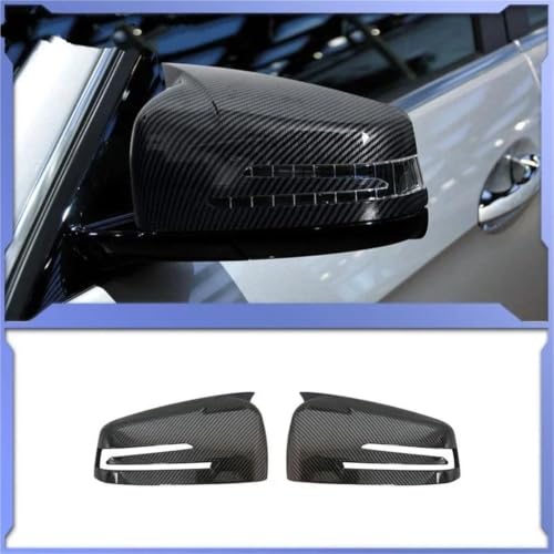 Cache rétroviseur Mercedes W176 W204 C117 GLA coque noir brillant