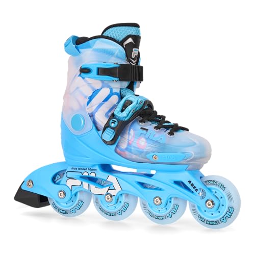 [�t�B���X�P�[�g] FILA SKATES �C�����C���X�P�[�g S-ONE �W���j�A �q���p �n�[�h�u�[�c �y�ʐ݌v �T�C�Y���� �X�L�[�I�t�g�� ���S�Ҍ��� ���[���[�X�P�[�g���K�A���i (���C�g�u���[, S(17.0?19.0cm))