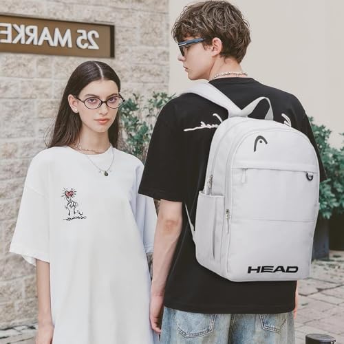 HEAD Waterproof Travel Backpack for Women & Men, Lightweight Laptop Backpack Computer Bags fits 15.6 inch Notebook, Casual Daypack College Backpacks for Weekender Overnight/Sports Gym/Work/Fitness3