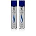 Colibri Premium Butane Fuel Refill for Lighters, 300ml (10.1fl oz) Cans, Pack of 2, Butane Torch Replacement Canisters, 99.999% Pure Butane Refill Fluid for Lighters