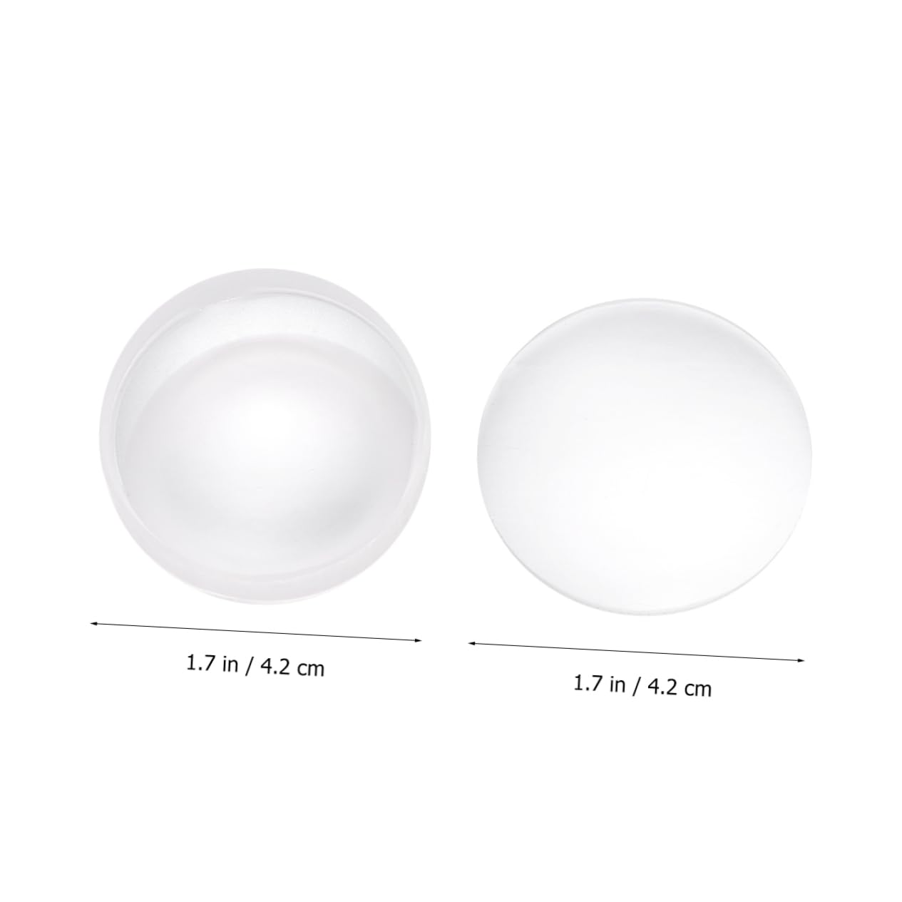 Gatuida 12pièces Lentilles Optiques Convexes Verre De Diamètre Pour Applications Laboratoires Et Éducatives Focalisation Précise Et Facilité Utilisation
