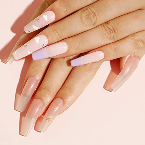 RSTYLE UV Shellac Nagellack Set, 6 Farben Nude Jelly Natur Rosa Pink Schellack Nagellack Gelnägel Shellac Set Soak Off… – Bild 6