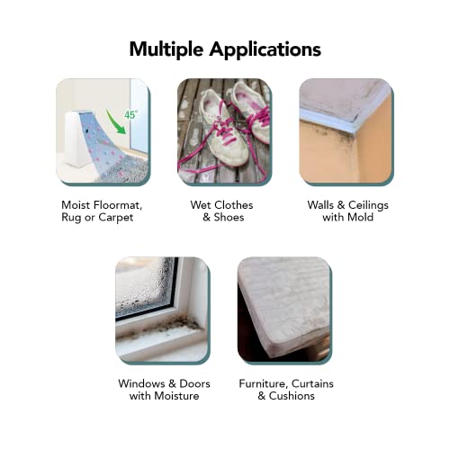 SHARP Electric Home Dehumidifier Machine with Plasmacluster Tech (fight against mold, virus, fungus). Absorbs moisture I Clothes dryer I Covers:... - Image 6