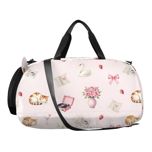 Bolsa de lona para niños y niñas para deporte, gimnasio y viajes de fin de semana 5