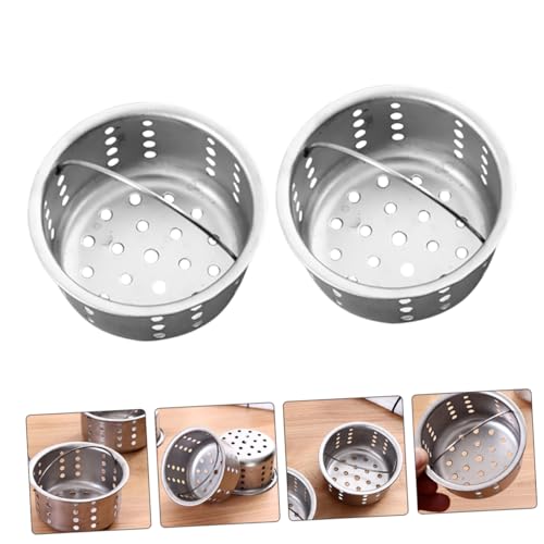 Coladores para fregadero cocina 6 piezas acero inoxidable miniatura 6