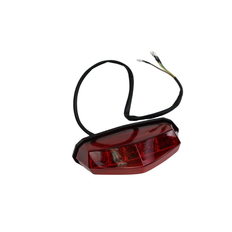 Feu Arrière LED Moto Fumée - Lampe Frein Stop Universelle Double Sport Quad Dirt Bike Honda Kawasaki Yamaha