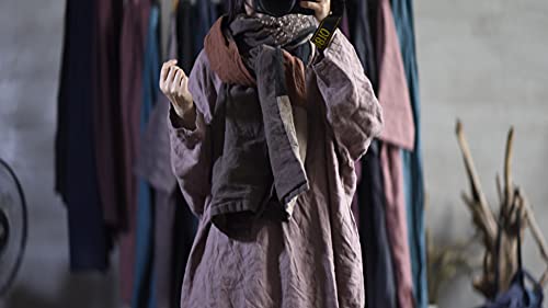 NFYM Women Autumn Winter Warm Long Scarf Comfortable Cotton Linen Retro Patchwork Scarfs Each Piece Unique3